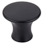 Top Knobs Oculus 1-5/16 Inch Mushroom Cabinet Knob from the Mercer Collection Black