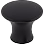 Top Knobs Oculus 1-5/16 Inch Mushroom Cabinet Knob from the Mercer Collection Black