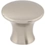 Top Knobs Oculus 1-5/16 Inch Mushroom Cabinet Knob from the Mercer Collection Brushed Satin Nickel