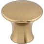 Top Knobs Oculus 1-5/16 Inch Mushroom Cabinet Knob from the Mercer Collection Honey Bronze