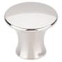 Top Knobs Oculus 1-5/16 Inch Mushroom Cabinet Knob from the Mercer Collection Polished Nickel