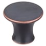 Top Knobs Oculus 1-5/16 Inch Mushroom Cabinet Knob from the Mercer Collection Umbrio