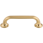 Top Knobs Oculus 3-3/4 Inch Center to Center Handle Cabinet Pull from the Mercer Series Honey Bronze
