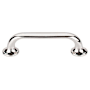 Top Knobs Oculus 3-3/4 Inch Center to Center Handle Cabinet Pull from the Mercer Series - 10 Pack Polished Nickel