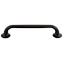 Top Knobs Oculus 5 Inch Center to Center Handle Cabinet Pull from the Mercer Series Flat Black