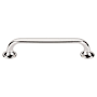 Top Knobs Oculus 5 Inch (128 mm) Center to Center Handle Cabinet Pull from the Mercer Series - 10 Pack Polished Nickel