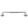 Top Knobs Oculus 6-5/16 Inch Center to Center Handle Cabinet Pull from the Mercer Series - 10 Pack Polished Chrome