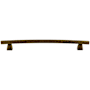 Top Knobs Arched 8 Inch Center to Center Bar Cabinet Pull from the Sanctuary Collection German Bronze