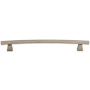 Top Knobs Arched 8 Inch Center to Center Bar Cabinet Pull from the Sanctuary Collection Pewter Antique