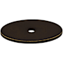 Top Knobs 1-1/2 Inch Medium Oval Cabinet Knob Backplate from the Sanctuary Series German Bronze