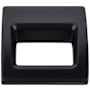 Top Knobs Tango 1-1/8 Inch Long Finger Cabinet Pull from the Mercer Series Black