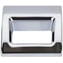 Top Knobs Tango 1-1/8 Inch Long Finger Cabinet Pull from the Mercer Series Polished Chrome
