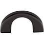 Top Knobs Tango 1-1/4 Inch Center to Center Arch Cabinet Pull from the Mercer Series Black