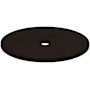 Top Knobs 1-3/4 Inch Large Oval Cabinet Knob Backplate from the Sanctuary Series Oil Rubbed Bronze