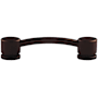Top Knobs Oval 3-3/4 Inch Center to Center Handle Cabinet Pull from the Sanctuary Collection Oil Rubbed Bronze
