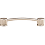 Top Knobs Oval 5 Inch Center to Center Handle Cabinet Pull from the Sanctuary Collection Polished Nickel