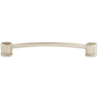 Top Knobs Oval 7 Inch Center to Center Handle Cabinet Pull from the Sanctuary Collection Brushed Satin Nickel