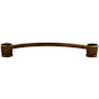Top Knobs Oval 7 Inch Center to Center Handle Cabinet Pull from the Sanctuary Collection German Bronze