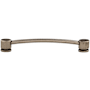 Top Knobs Oval 7 Inch Center to Center Handle Cabinet Pull from the Sanctuary Collection Pewter Antique