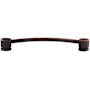 Top Knobs Oval 7 Inch Center to Center Handle Cabinet Pull from the Sanctuary Collection Tuscan Bronze