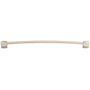 Top Knobs Oval 12 Inch Center to Center Handle Cabinet Pull from the Sanctuary Collection Brushed Satin Nickel