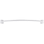 Top Knobs Oval 12 Inch Center to Center Handle Cabinet Pull from the Sanctuary Collection Polished Chrome