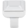 Top Knobs Podium 1 Inch Square Cabinet Knob from the Transcend Collection Polished Chrome
