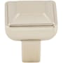 Top Knobs Podium 1 Inch Square Cabinet Knob from the Transcend Collection Polished Nickel
