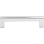 Top Knobs Podium 3-3/4 Inch Center to Center Handle Cabinet Pull from the Transcend Series Polished Chrome