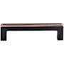 Top Knobs Podium 3-3/4 Inch Center to Center Handle Cabinet Pull from the Transcend Series Umbrio