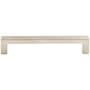 Top Knobs Podium 5 Inch Center to Center Handle Cabinet Pull from the Transcend Series Brushed Satin Nickel