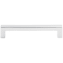 Top Knobs Podium 5 Inch Center to Center Handle Cabinet Pull from the Transcend Series Polished Chrome
