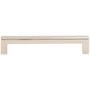 Top Knobs Podium 5 Inch Center to Center Handle Cabinet Pull from the Transcend Series Polished Nickel