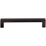 Top Knobs Podium 5 Inch Center to Center Handle Cabinet Pull from the Transcend Series Sable