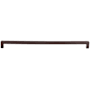 Top Knobs Podium 12 Inch Center to Center Handle Cabinet Pull from the Transcend Series Sable