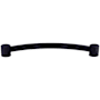 Top Knobs Oval 12 Inch Center to Center Appliance Pull from the Appliance Collection Flat Black