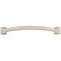 Top Knobs Oval 12 Inch Center to Center Appliance Pull from the Appliance Collection Brushed Satin Nickel