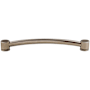 Top Knobs Oval 12 Inch Center to Center Appliance Pull from the Appliance Collection Pewter Antique