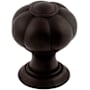 Top Knobs Devon 1 Inch Round Cabinet Knob Sable