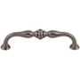 Top Knobs Devon 5-1/16 Inch Center to Center Handle Cabinet Pull Ash Gray
