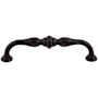 Top Knobs Devon 5-1/16 Inch Center to Center Handle Cabinet Pull Flat Black