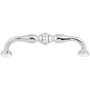 Top Knobs Devon 5-1/16 Inch Center to Center Handle Cabinet Pull Polished Chrome