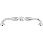 Top Knobs Devon 6-5/16 Inch Center to Center Handle Cabinet Pull Polished Chrome