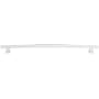 Top Knobs Arched 12 Inch Center to Center Bar Cabinet Pull from the Sanctuary Collection Polished Chrome