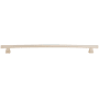 Top Knobs Arched 12 Inch Center to Center Bar Cabinet Pull from the Sanctuary Collection Polished Nickel