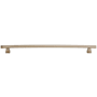 Top Knobs Arched 12 Inch Center to Center Bar Cabinet Pull from the Sanctuary Collection Pewter Antique