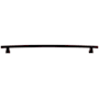 Top Knobs Arched 12 Inch Center to Center Bar Cabinet Pull from the Sanctuary Collection Tuscan Bronze
