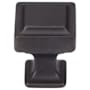 Top Knobs Ascendra 1 Inch Square Cabinet Knob from the Transcend Collection Sable