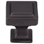 Top Knobs Ascendra 1-1/8 Inch Square Cabinet Knob from the Transcend Collection Sable