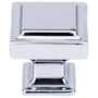 Top Knobs Ascendra 1-1/4 Inch Square Cabinet Knob from the Transcend Collection Polished Chrome